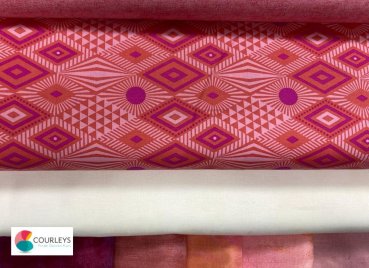 Materialpackung Courleys Patchworkkurs - Lone Star - Tula Pink